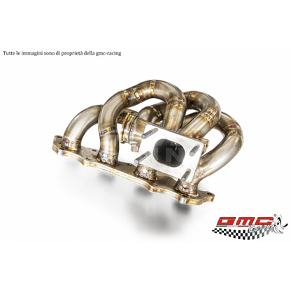 KIT COLLETTORE ATTACCO TURBO TD04 CON WASTEGATE ESTERNA CON KIT DOWNPIPE