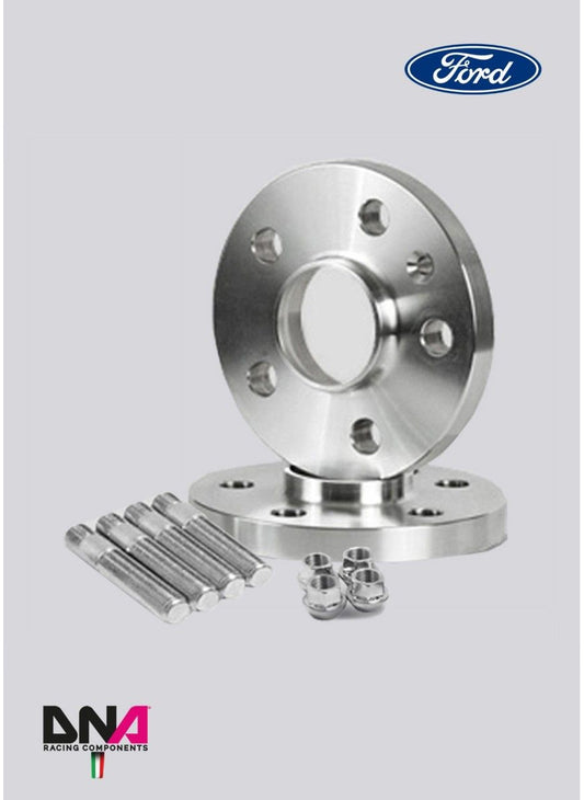 FORD FIESTA MK7 WHEEL SPACERS (PAIR) 20 mm + STUDS + NUTS KIT