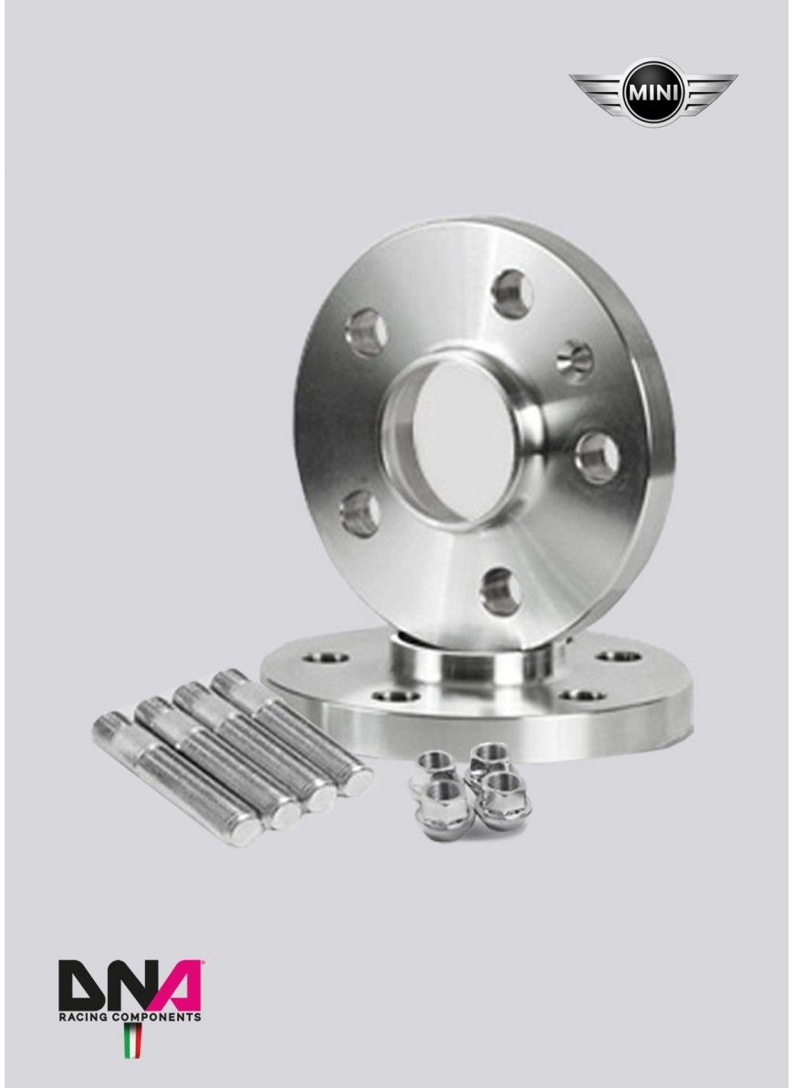 MINI (R50 R52 R53) WHEEL SPACERS (PAIR) 20 mm + STUDS + NUTS KIT