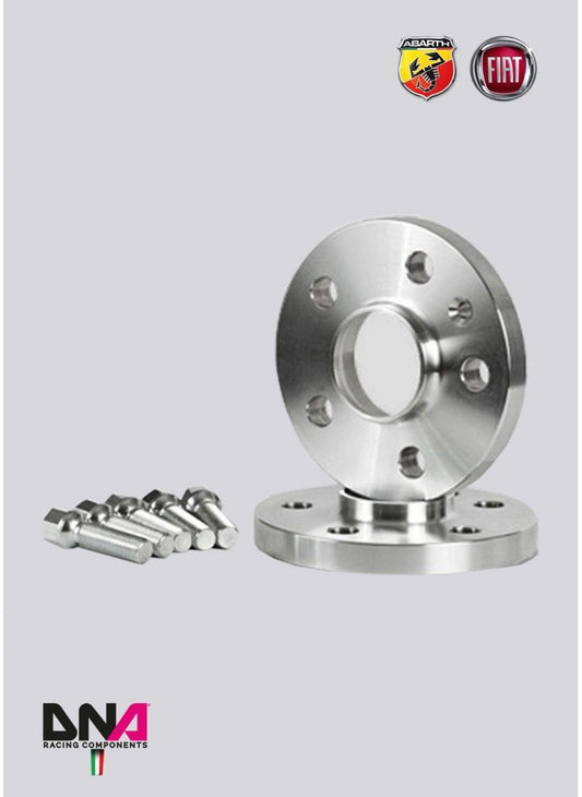 ABARTH 500 US WHEEL SPACERS (PAIR) 16 mm + BOLTS KIT