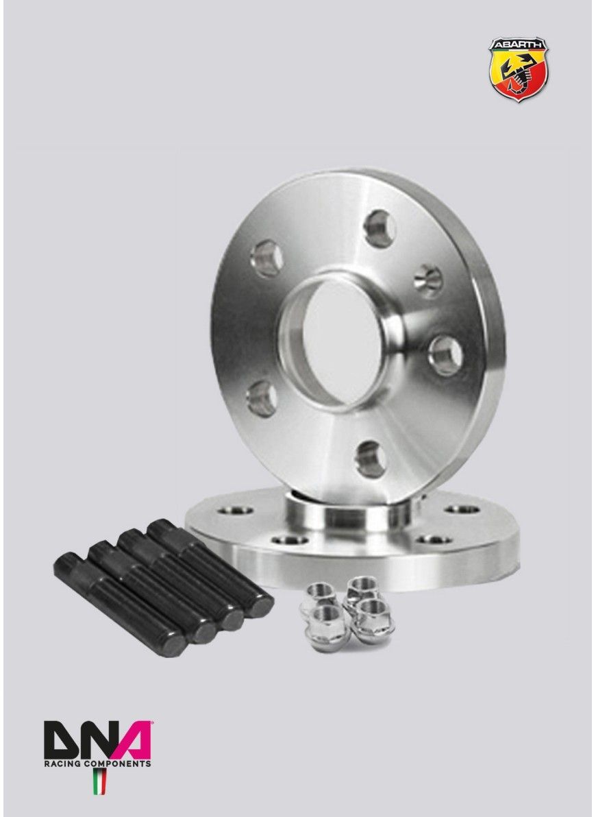 FIAT G PUNTO WHEEL SPACERS 20 mm + STUDS + MOTORSPORT NUTS KIT