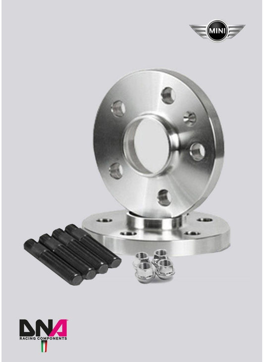 MINI (R50 R52 R53) WHEEL SPACERS (PAIR) 20 mm + STUDS + MOTORSPORT NUTS KIT