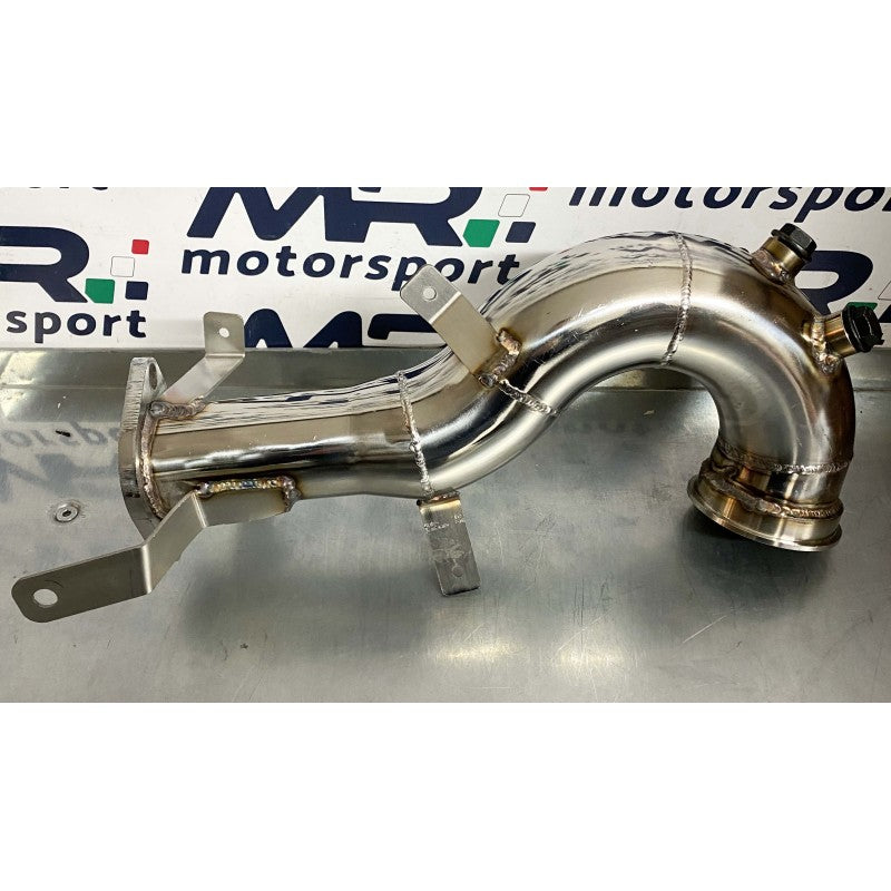 Downpipe Skat Fiat 1.4 T-jet Garret GT1446 70mm race con doppia sonda