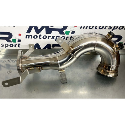 Downpipe Skat Fiat 1.4 T-jet Garret GT1446 70mm race con doppia sonda