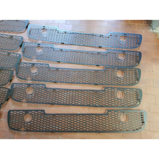 GRIGLIA FIAT 500 ABARTH ASSETTO CORSE ACCIAIO INOX NERO OPACO SENZA GANCIO SABELT