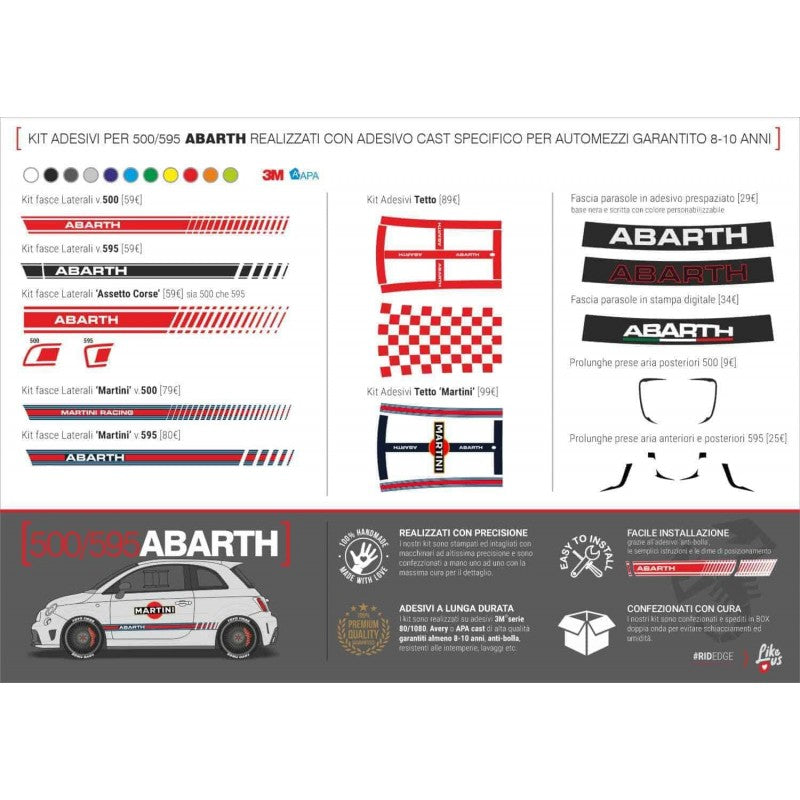KIT ABARTH 595 MARTINI V.2