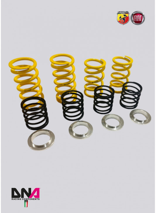 ABARTH 500 US TRACK DAY SPRINGS FOR DNA WRS SHOCK ABSOERBER KIT (4 PCS)