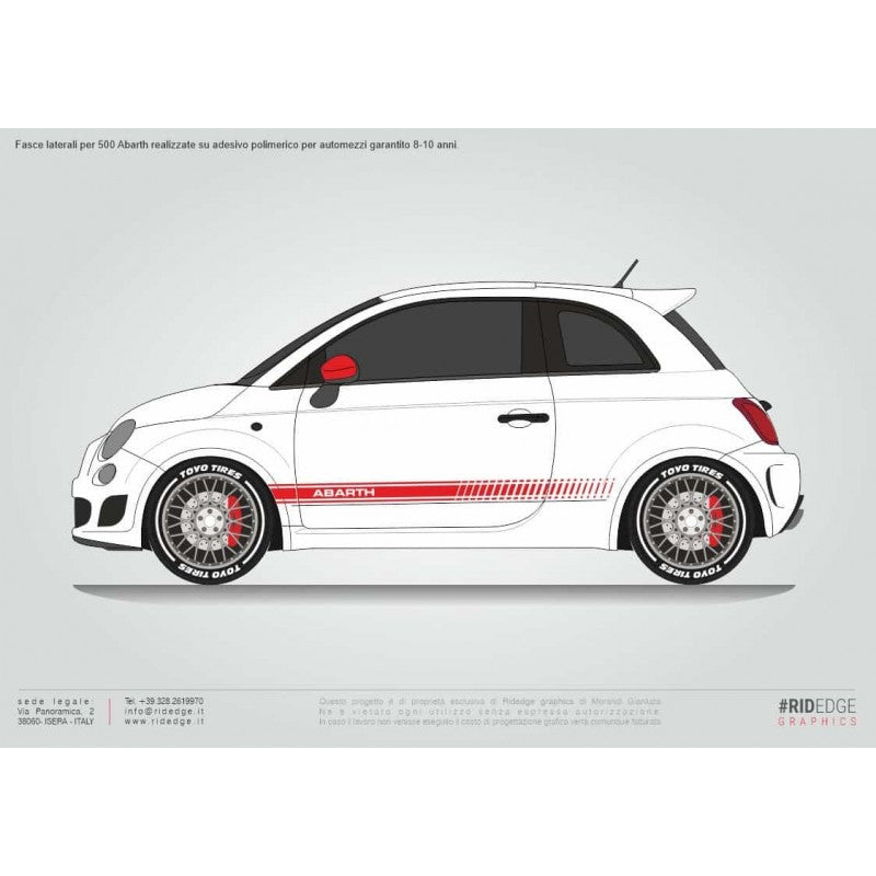 KIT FASCE LATERALI 500 ABARTH