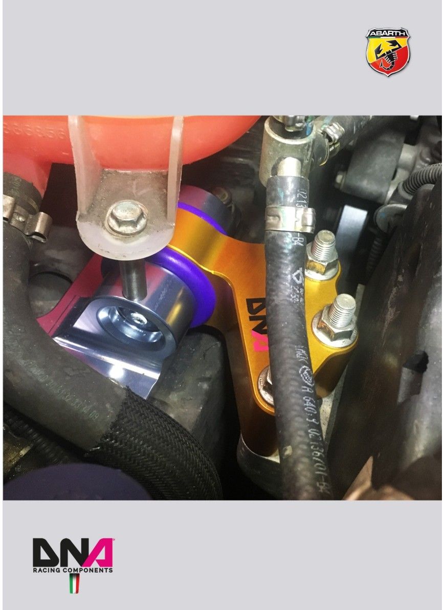 KIT SUPPORTO LATERALE MOTORE ABARTH 500 EU PER TRACK DAY (SOLO ABARTH)