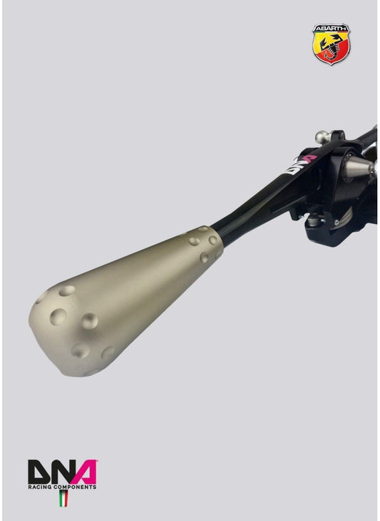 ABARTH 500 ANODISED PERFORMANCE ADJ SHORT SHIFTER WITH ALUMINIUM 695 STYLE TITANIUM KNOB KIT (ABARTH & MULTIJET ONLY)