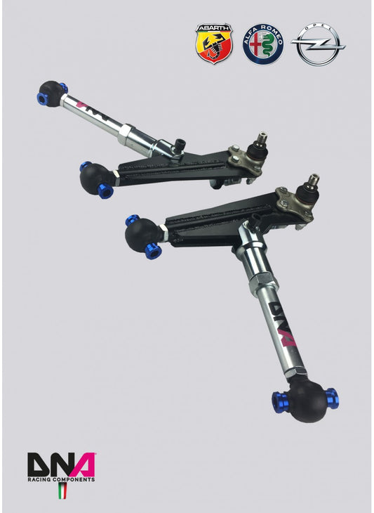 ADJUSTABLE CAMBER CASTER SUSPENSION ARMS KIT ALFA ROMEO MITO GRANDE PUNTO ABARTH OPEL