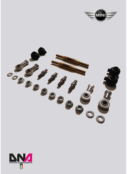 TIRANTI BARRA STABILIZZATRICE RACING SU UNIBALL KIT MINI (R50 R52 R53 R55 R56 R57)