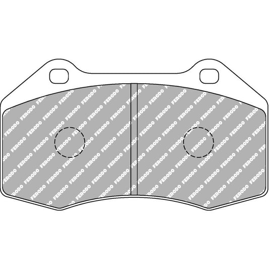 Pastiglie Ferodo DS 3000 anteriori 500 abarth pinza 305 mm 4 pompanti