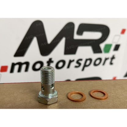 Vite forata per ingresso olio turbocompressore senza filtro